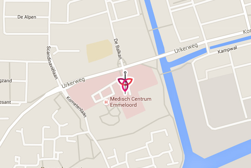 Acupunctuur Emmeloord locatie map